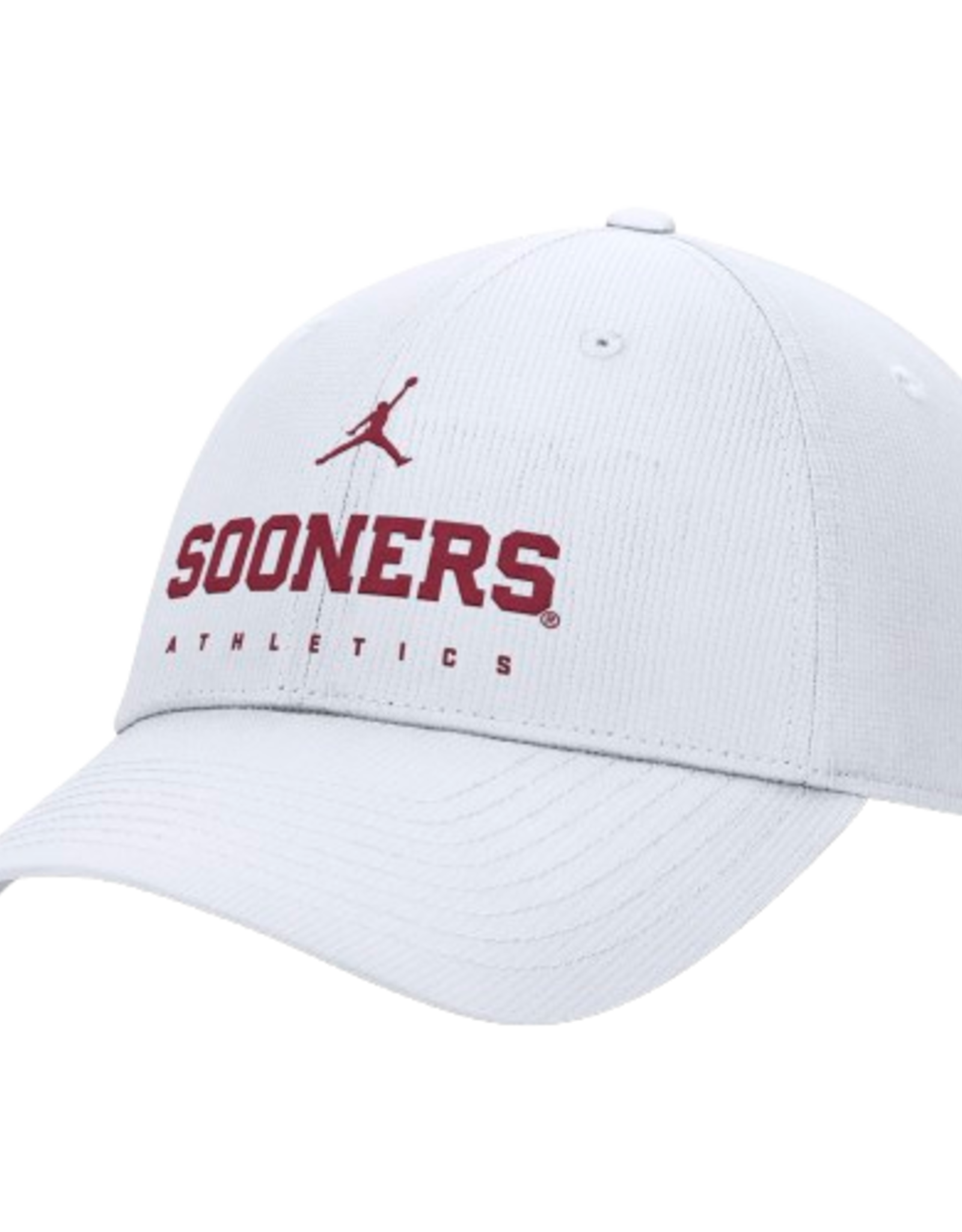 Jordan Jordan Sooner Athletics White DriFit Club Structured On-Field Cap
