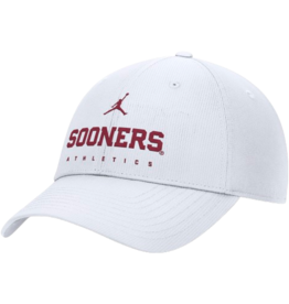 Jordan Jordan Sooner Athletics White DriFit Club Structured On-Field Cap