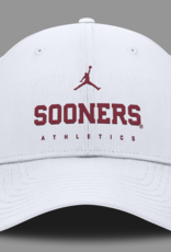 Jordan Jordan Sooner Athletics White DriFit Club Structured On-Field Cap