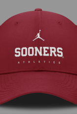 Jordan Jordan Sooner Athletics Crimson DriFit Club Structured On-Field Cap