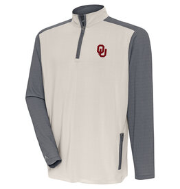 Antigua Mens Risky LS 1/4 Zip Mock