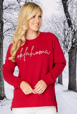 Stewart Simmons Womens Oklahoma Chain Stitch Sweater