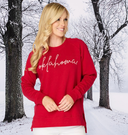 Stewart Simmons Womens Oklahoma Chain Stitch Sweater