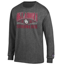 Champion Men's Oklahoma Sooners OU 1890 Granite LS Tee