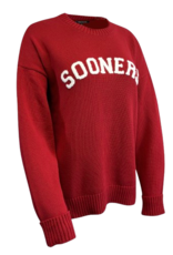 Emerson Street Womens Darby Chenille Letters Sweater
