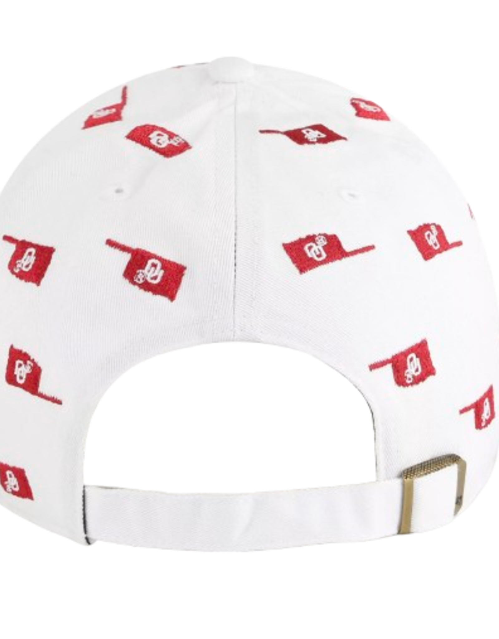 '47 Brand Oklahoma Sooners White Confetti 47 Clean Up Cap