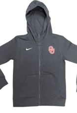 Nike Youth  Nike OU FZ Club Hoodie Anthracite