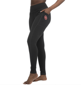 ZooZatz Women's ZooZatz Black OU Rib Pocket Legging