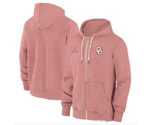 Men's Jordan OU Heather Crimson 2024 Sideline Player Performance