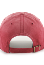 '47 Brand Oklahoma Sooners Razor Red Dusted '47 Clean Up Cap