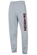 Champion Men's Champion Oklahoma Powerblend Gray Banded Sweatpant