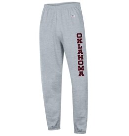 Champion Men's Champion Oklahoma Powerblend Gray Banded Sweatpant
