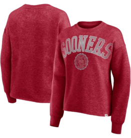 Fanatics Women's Sooners Oversize Tradition Fleece Crew