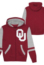 GEN2 Childrens OU Full Zip Color Block Hoodie