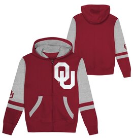 GEN2 Childrens OU Full Zip Color Block Hoodie