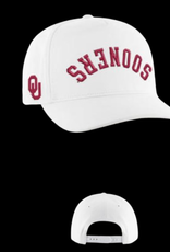 '47 Brand Oklahoma Sooners White Flip Script 47 Hitch
