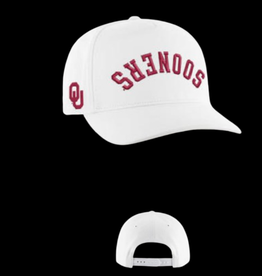'47 Brand Oklahoma Sooners White Flip Script 47 Hitch