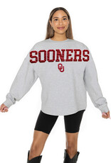 Gameday Couture Womens Sooners Drop Shoulder L/S Tee