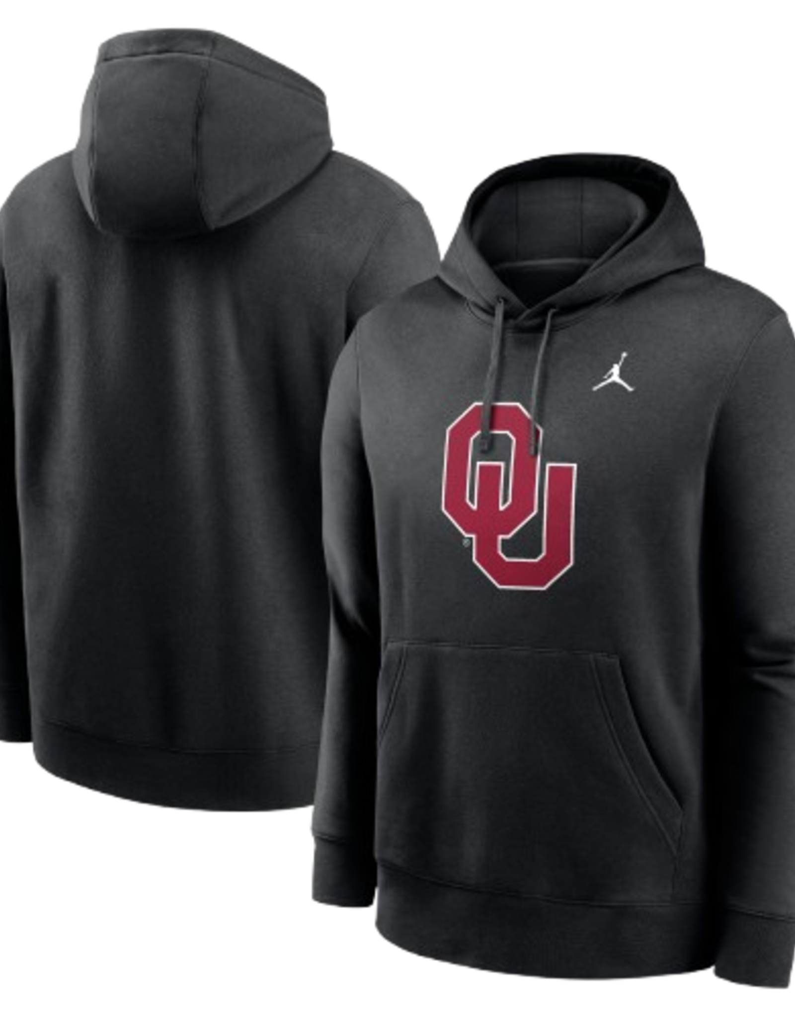 Jordan Men's Jordan OU Black Pull-over Club Fleece Hoodie