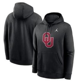 Jordan Men's Jordan OU Black Pull-over Club Fleece Hoodie