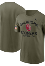 Jordan Men's Jordan Oklahoma Sooners Team Issue Military Appreciation Tee