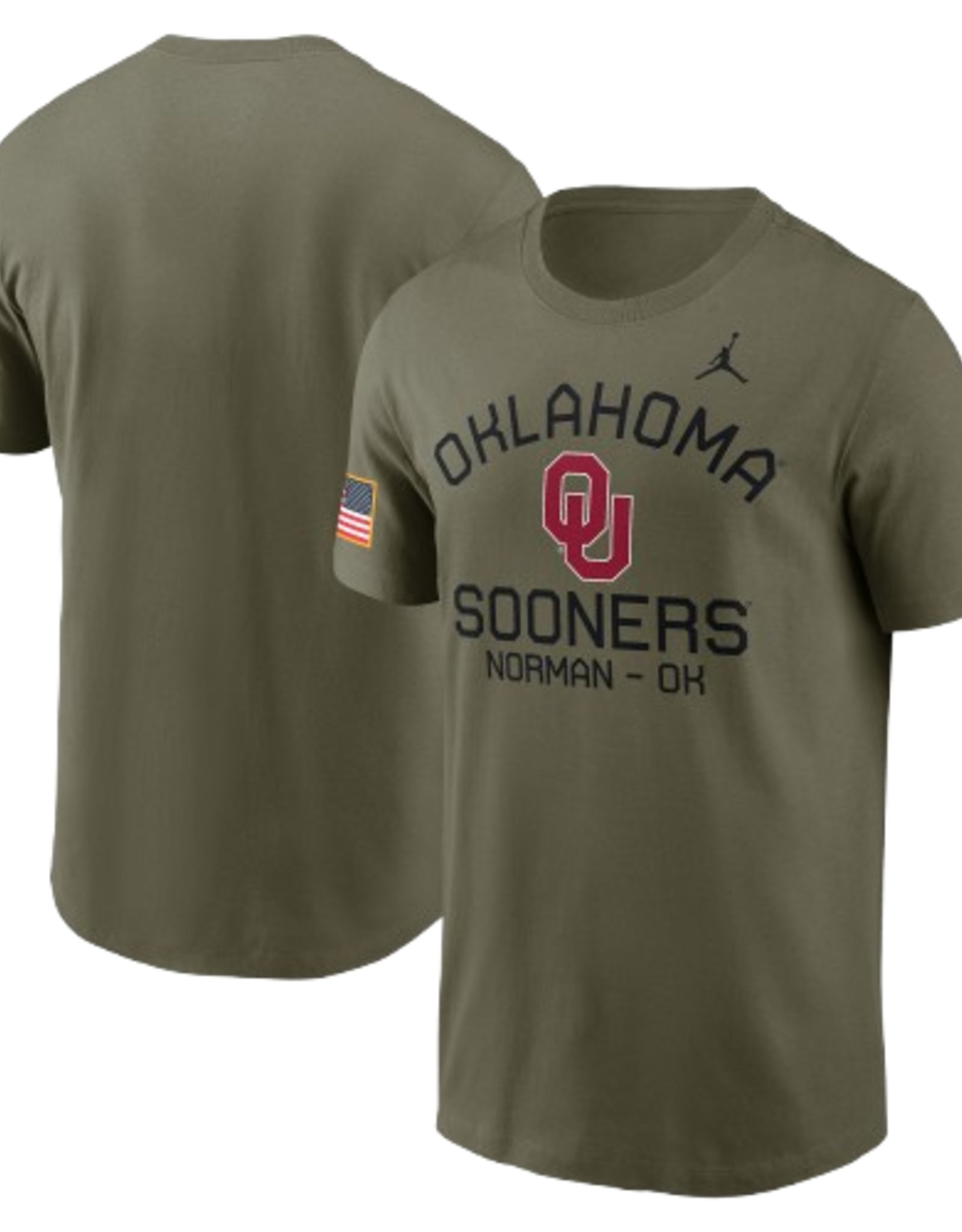 Jordan Men's Jordan Oklahoma Sooners Team Issue Military Appreciation Tee