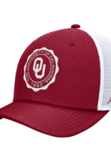 Jordan Jordan Crimson OU University of Oklahoma 1890 Rise Structured Trucker Cap