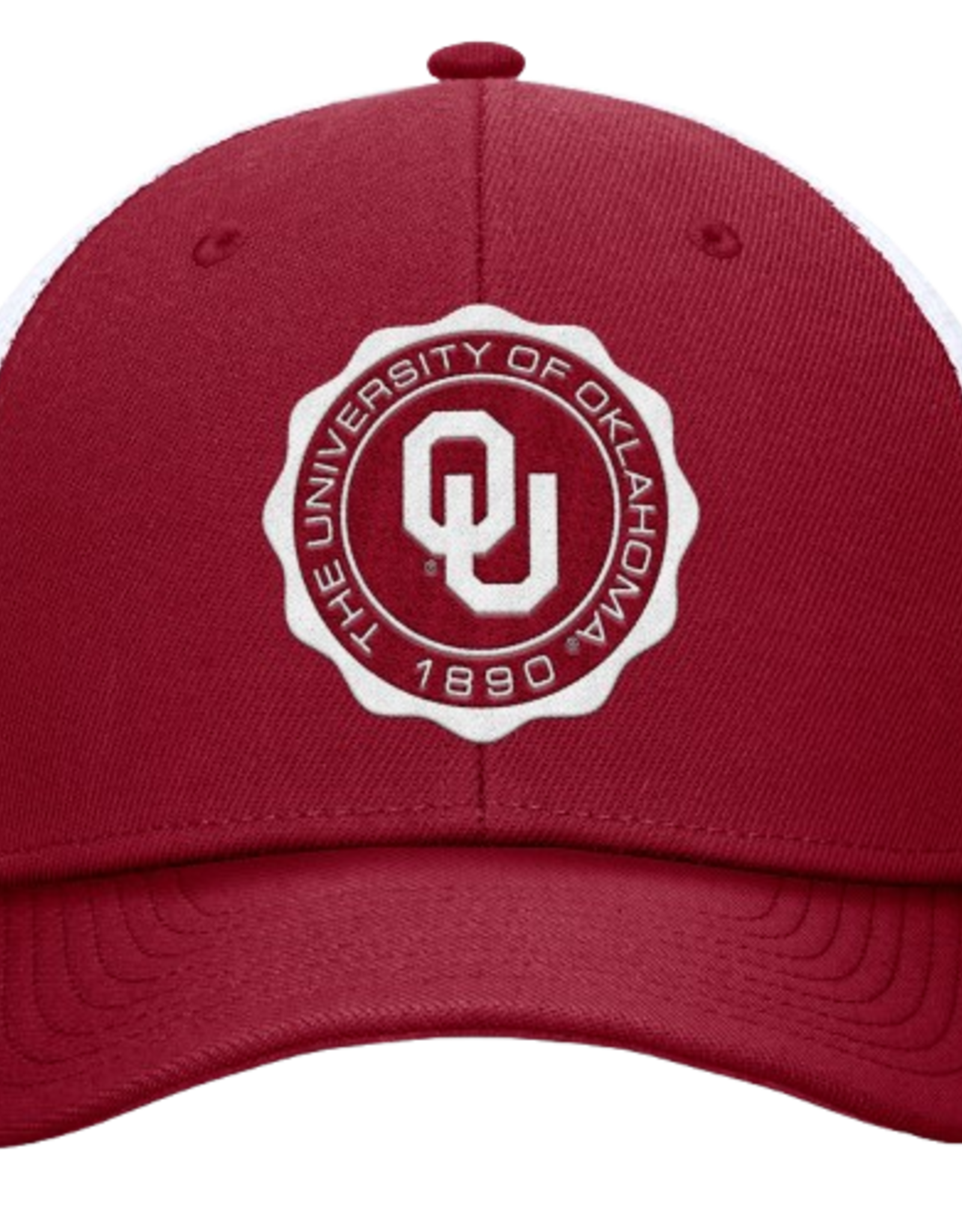 Jordan Jordan Crimson OU University of Oklahoma 1890 Rise Structured Trucker Cap