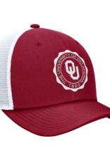 Jordan Jordan Crimson OU University of Oklahoma 1890 Rise Structured Trucker Cap