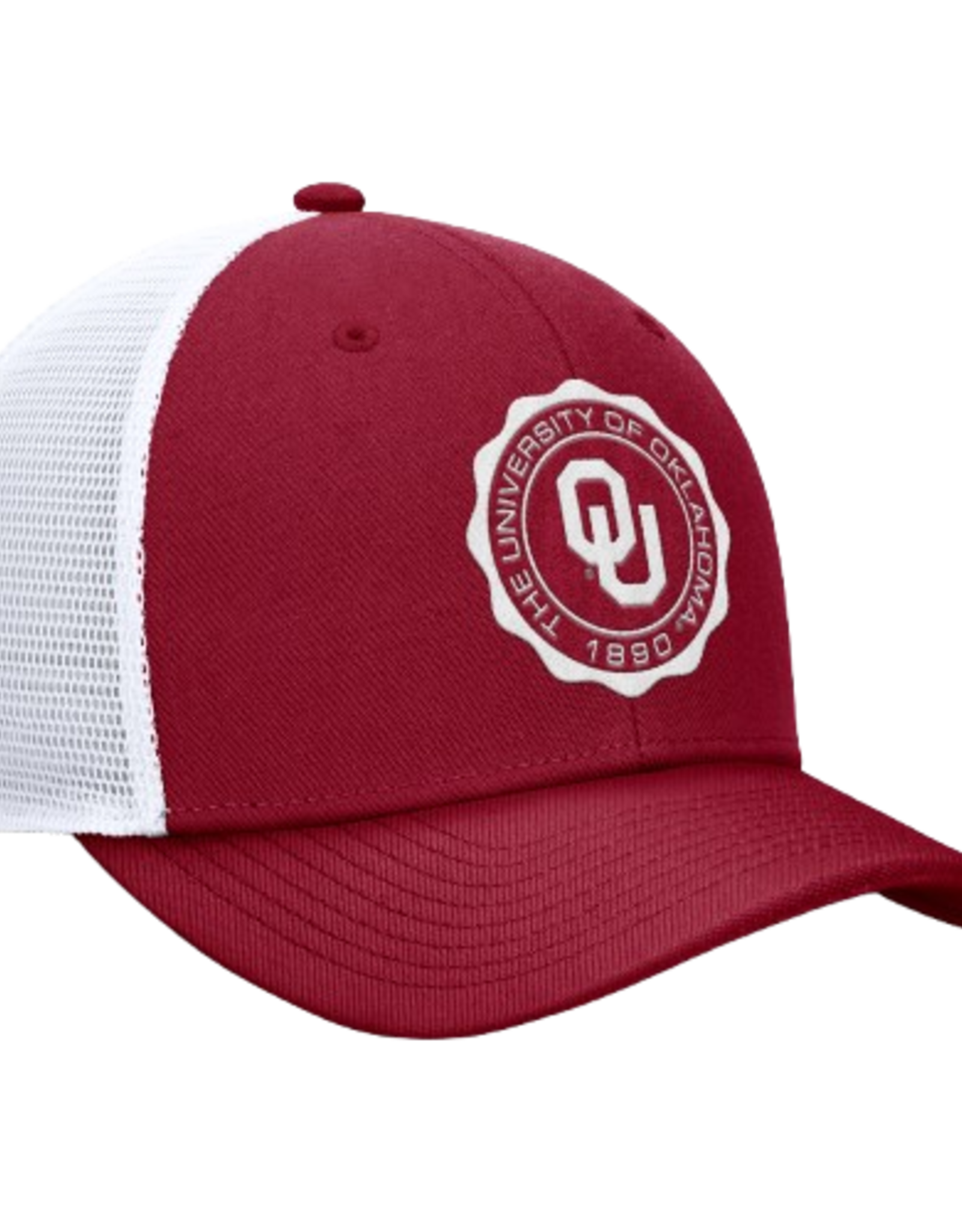 Jordan Jordan Crimson OU University of Oklahoma 1890 Rise Structured Trucker Cap
