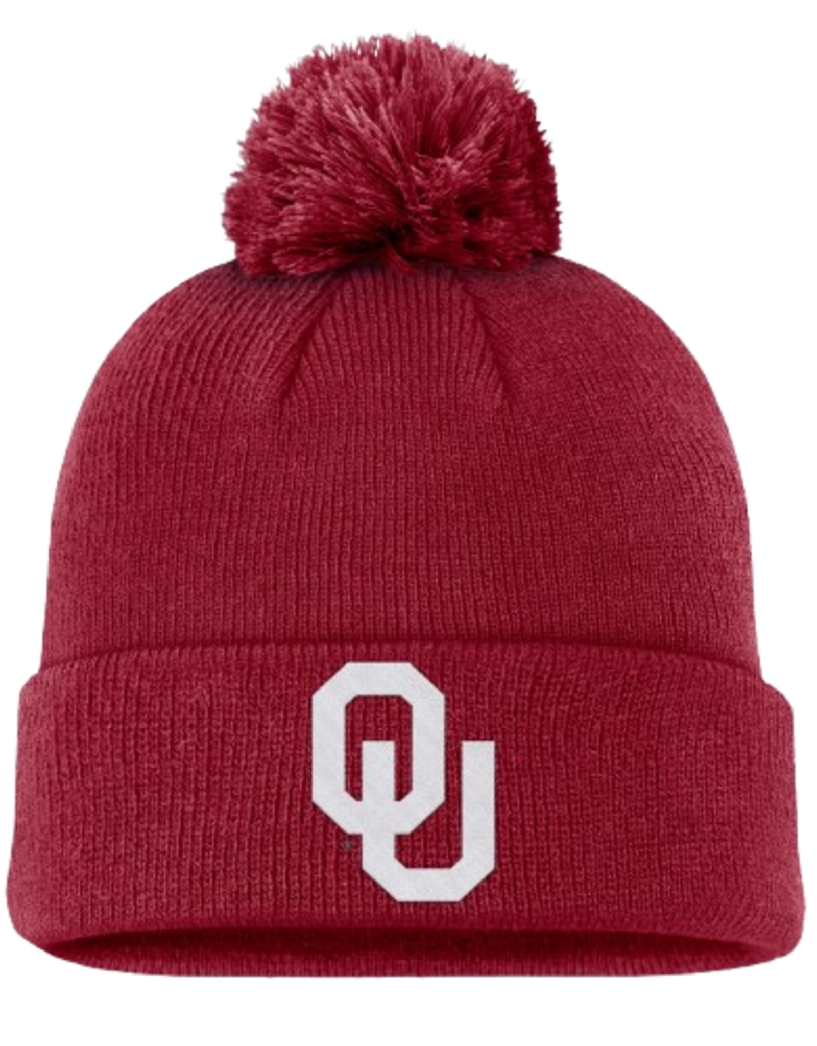 Jordan Men's Jordan Brand OU Crimson Peak Standard Pom Cuff Beanie