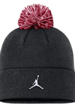 Jordan Men's Jordan Brand OU Black Peak Standard Pom Cuff Beanie