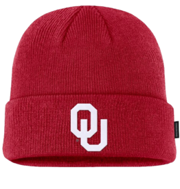 Jordan Men's Jordan OU Terra Crimson Waffle Standard Cuff Beanie