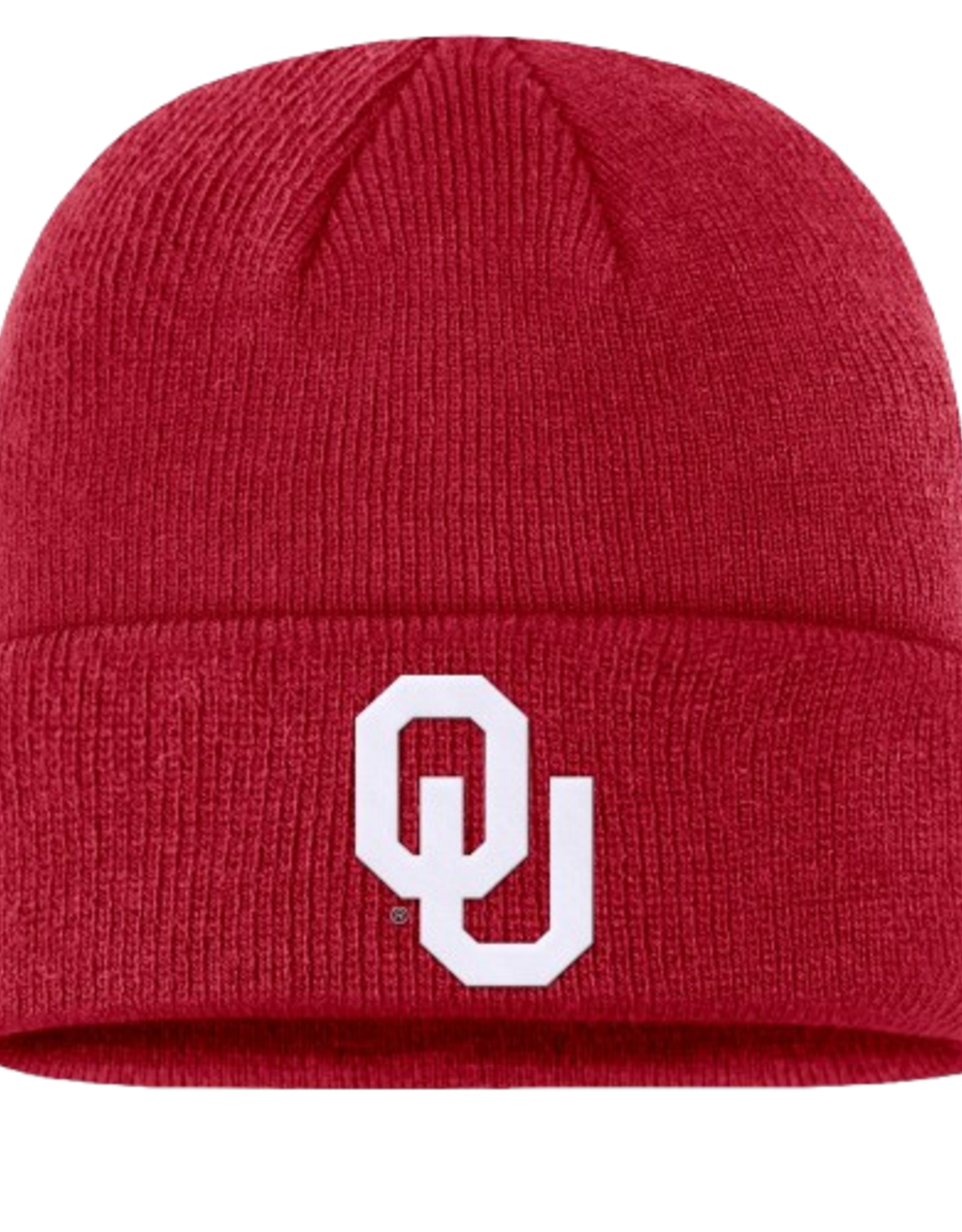 Jordan Men's Jordan OU Terra Crimson Waffle Standard Cuff Beanie