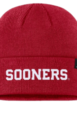 Jordan Men's Jordan OU Terra Crimson Waffle Standard Cuff Beanie