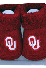 Game Day Outfitters Jenkins Crimson OU Baby Booties