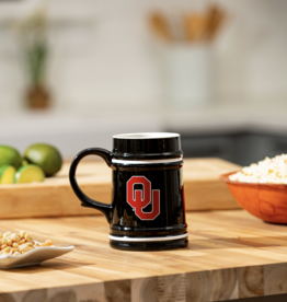 Evergreen OU And Helmet Ceramic Stein 24.5oz (with gift box)