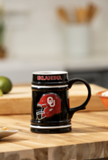 Evergreen OU And Helmet Ceramic Stein 24.5oz (with gift box)
