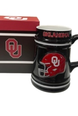 Evergreen OU And Helmet Ceramic Stein 24.5oz (with gift box)
