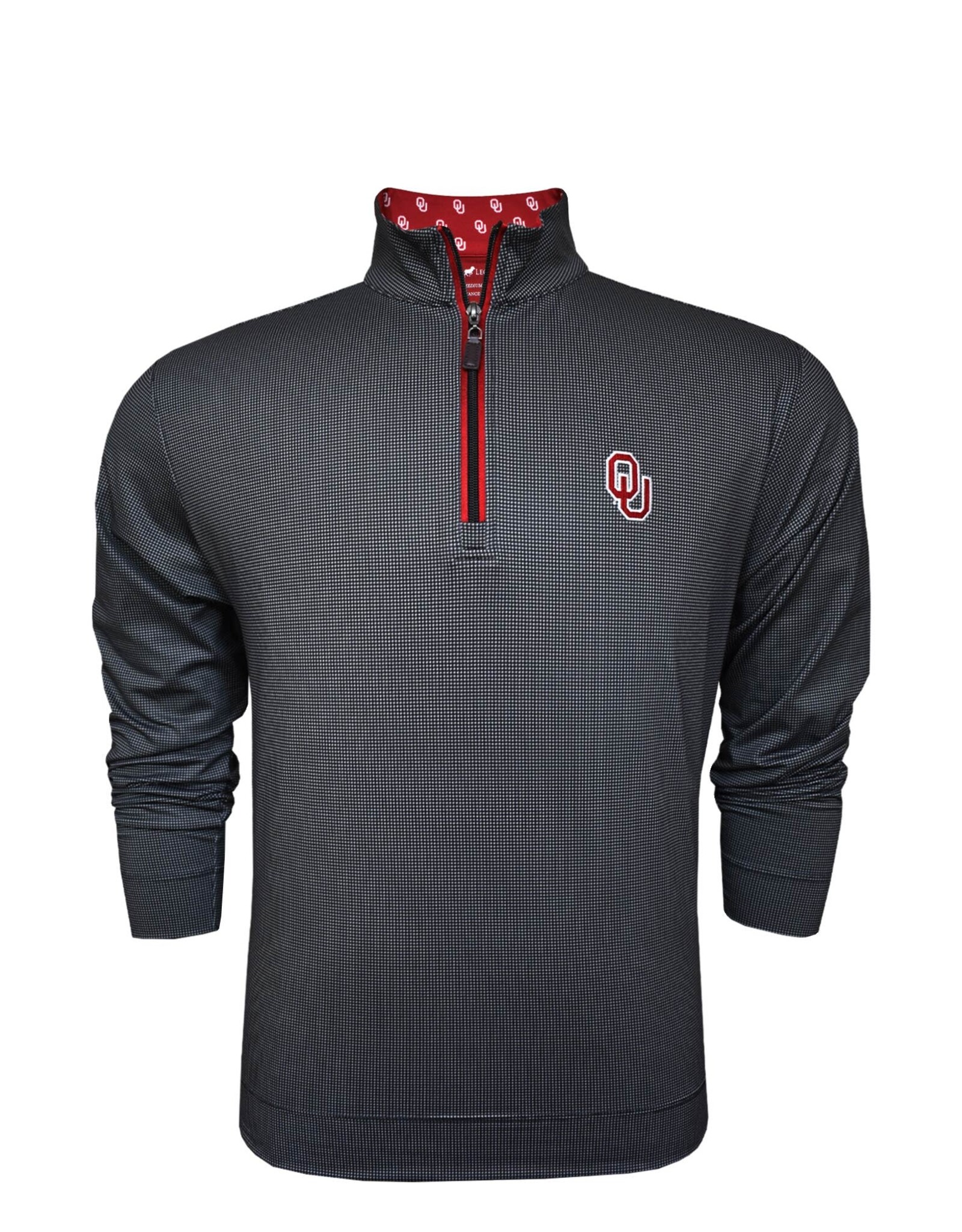 Horn Legend Mens OU Black/Grey Shepherd Micro Fleece Pullover