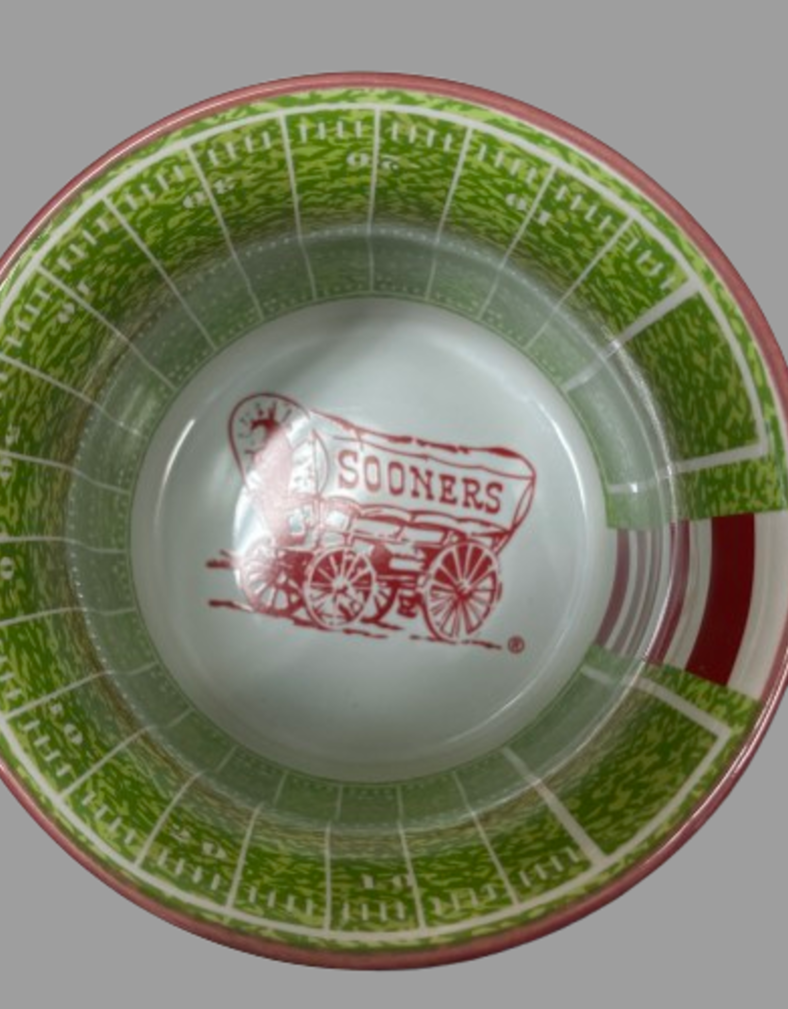 RFSJ Ceramic 23oz OU Football Field Inside Mug