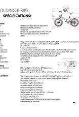 Blaupunkt Oklahoma Folding Electric Bike - Drop Ship From Factory