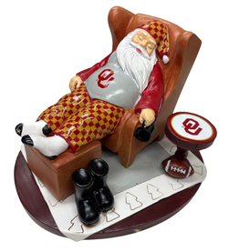 The Memory Company OU Resting Santa Collectible Figurine