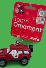 Forever Collectibles OU Holiday Jeep Ornament