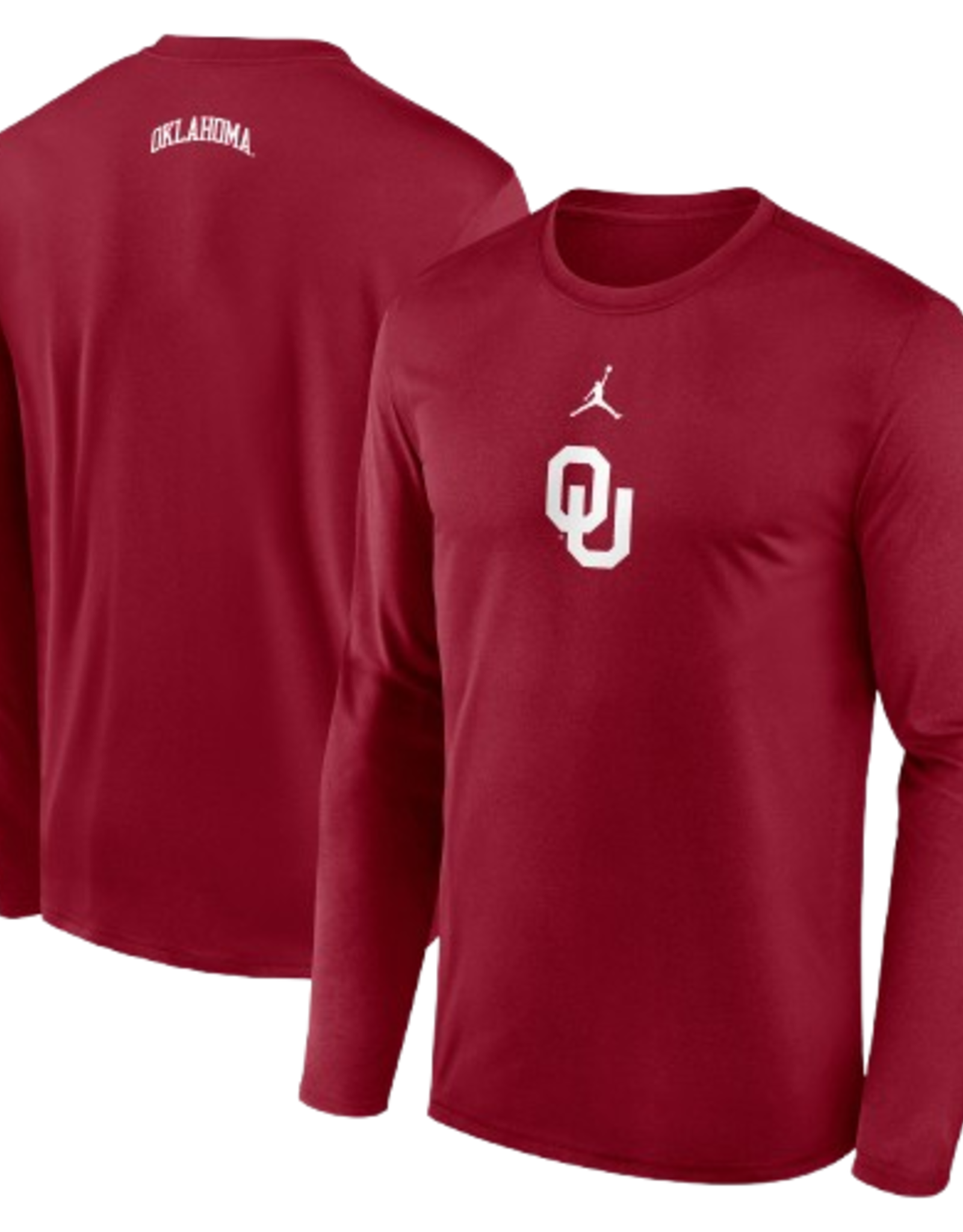 Jordan Men's Jordan Crimson OU LS Shoot Around Shirt