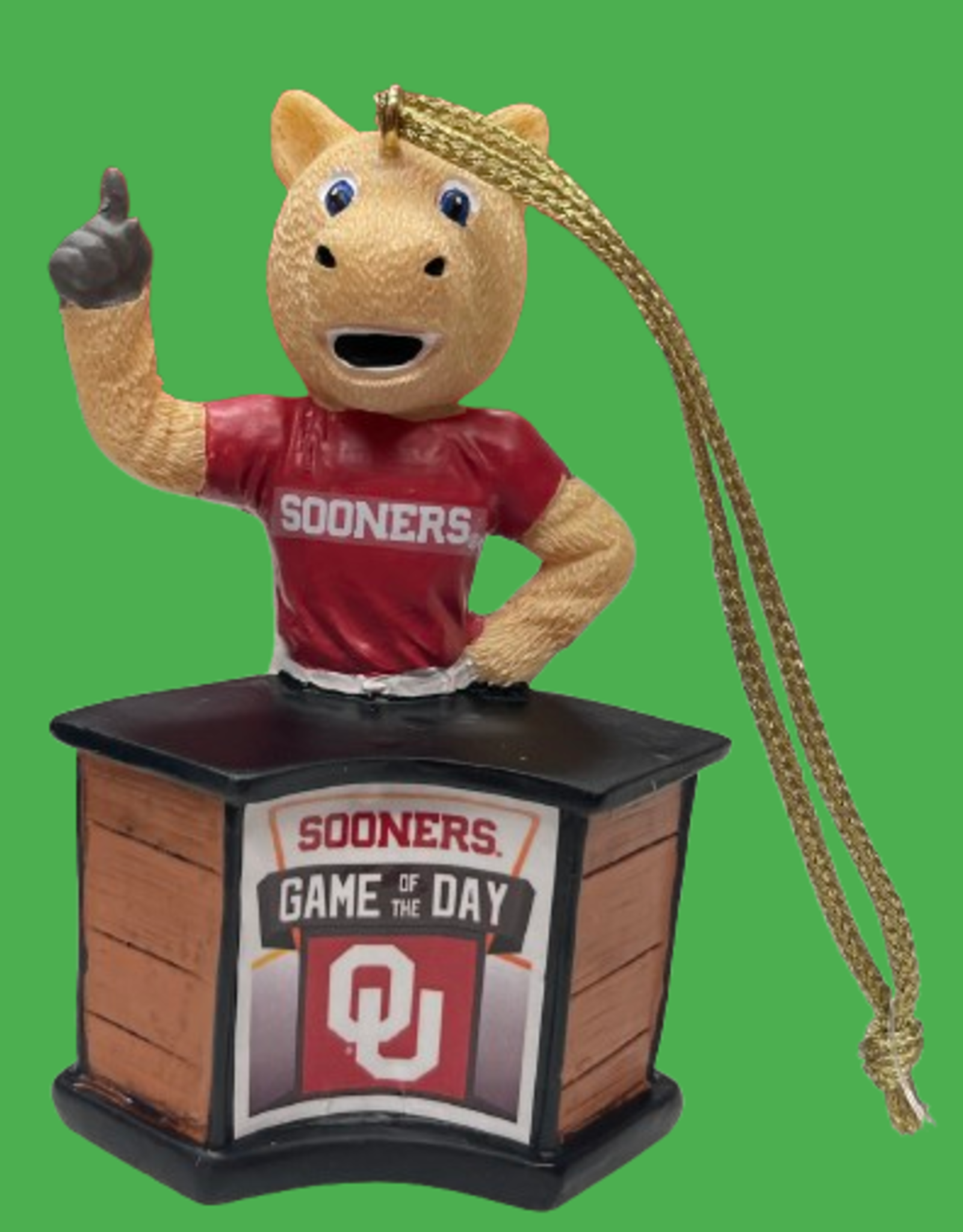 Santa's Workshop Boomer Announcer Ornament