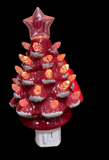 Santa's Workshop OU Plug In Christmas Tree Night Light