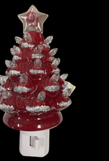 Santa's Workshop OU Plug In Christmas Tree Night Light