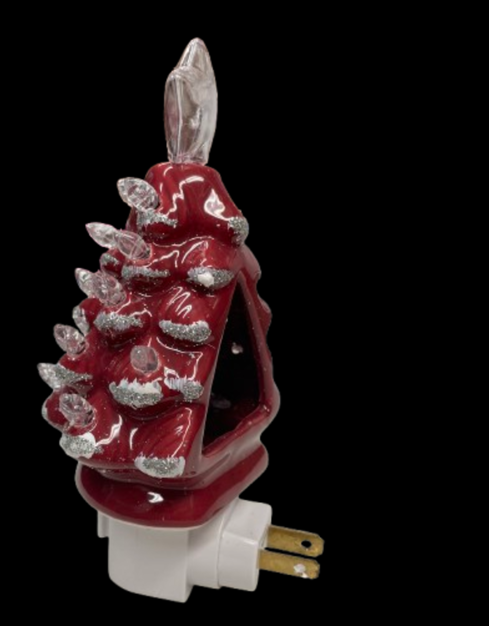 Santa's Workshop OU Plug In Christmas Tree Night Light