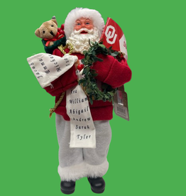 Santa's Workshop OU Proud Santa 12"